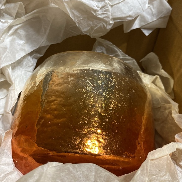 NIB By Anthropologie Pumpkin & Sweet Vanilla Glass Jar Candle - Picture 3 of 5